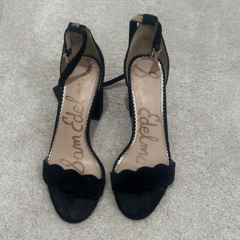 Sam Edelman Black Heeled Sandals